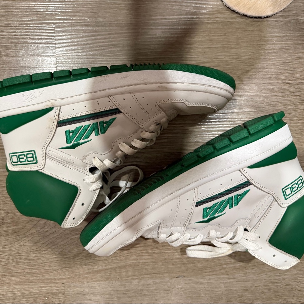 Avia Men's Green and White Athletic Shoes